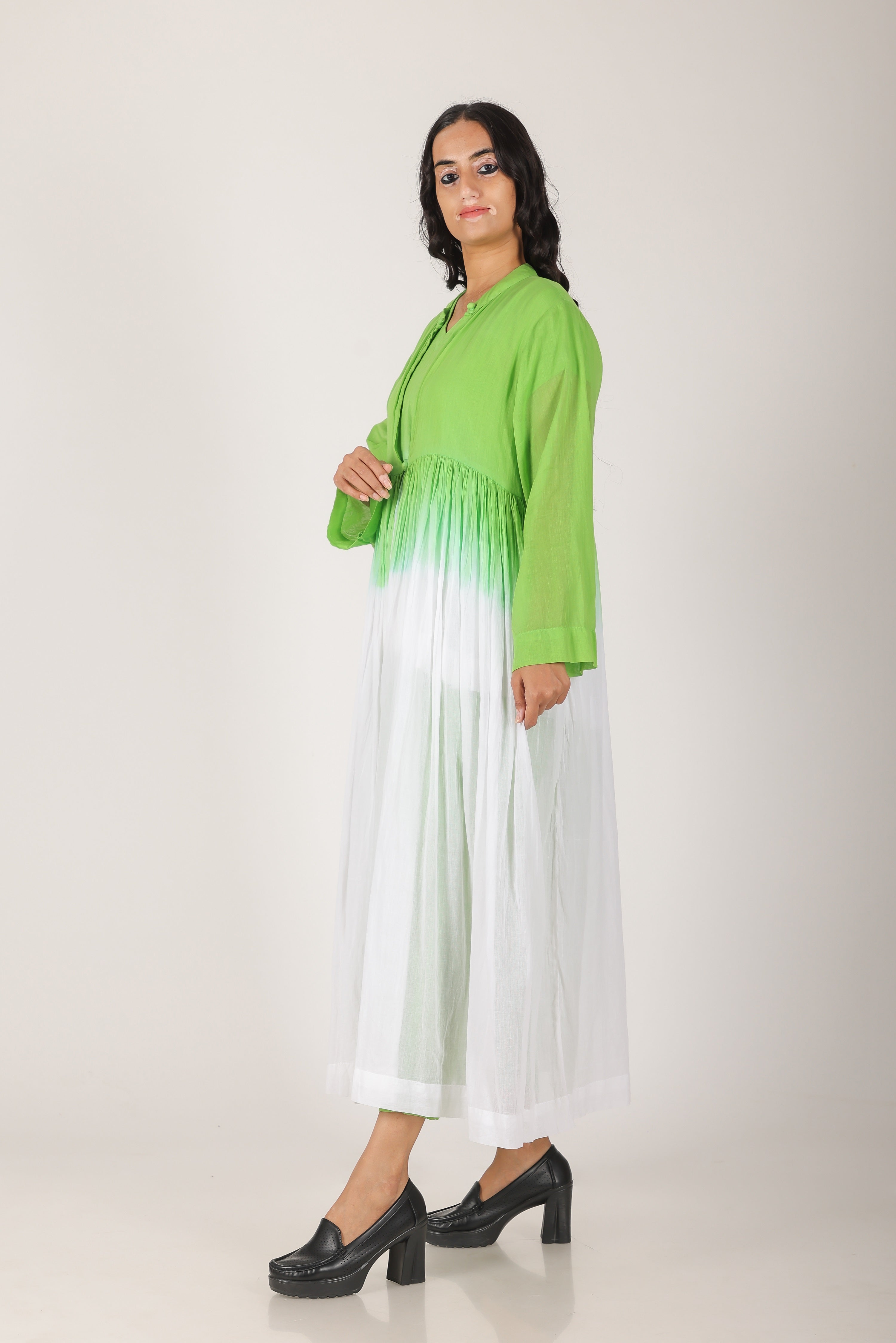 Tota green Ombare dress