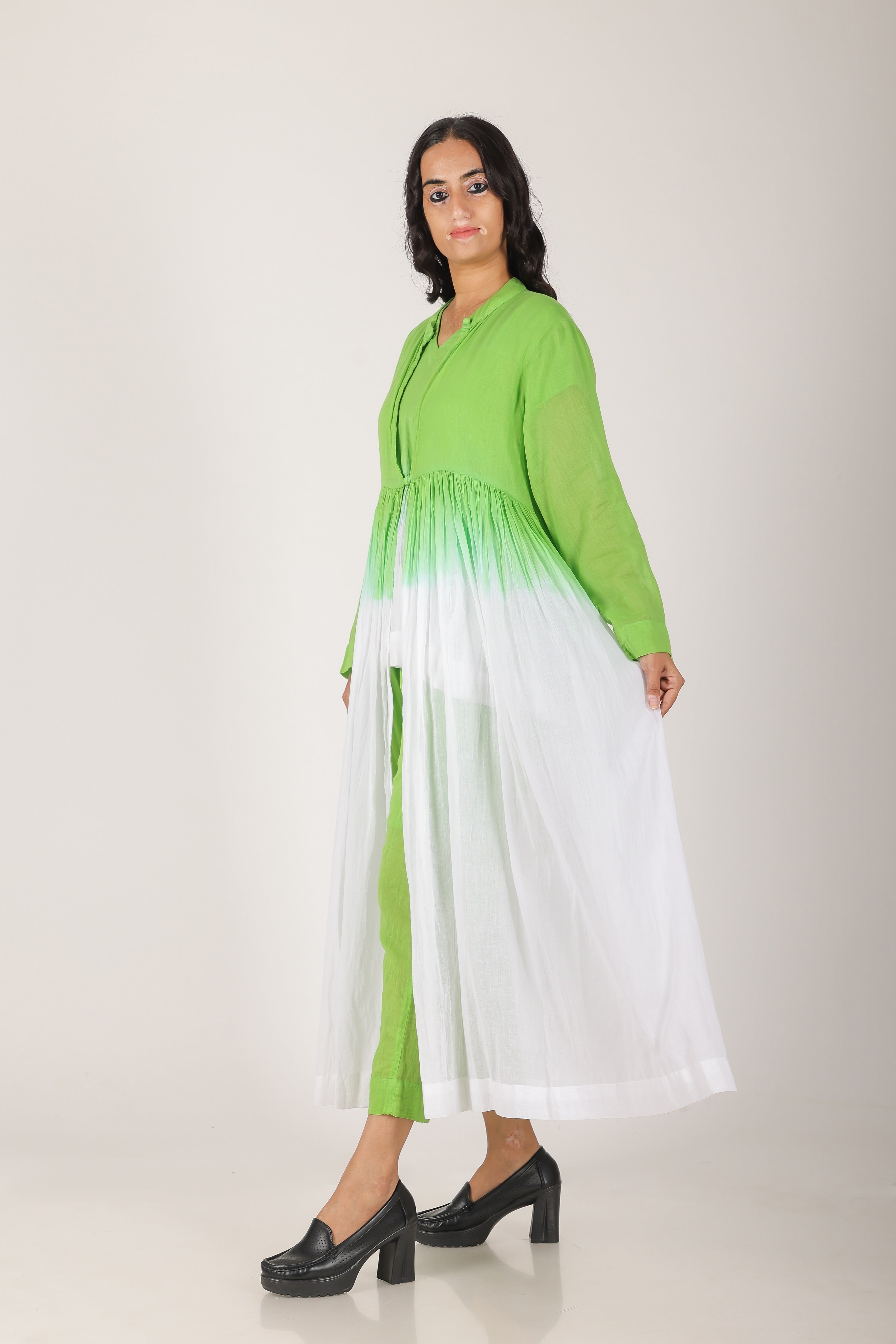 Tota green Ombare dress