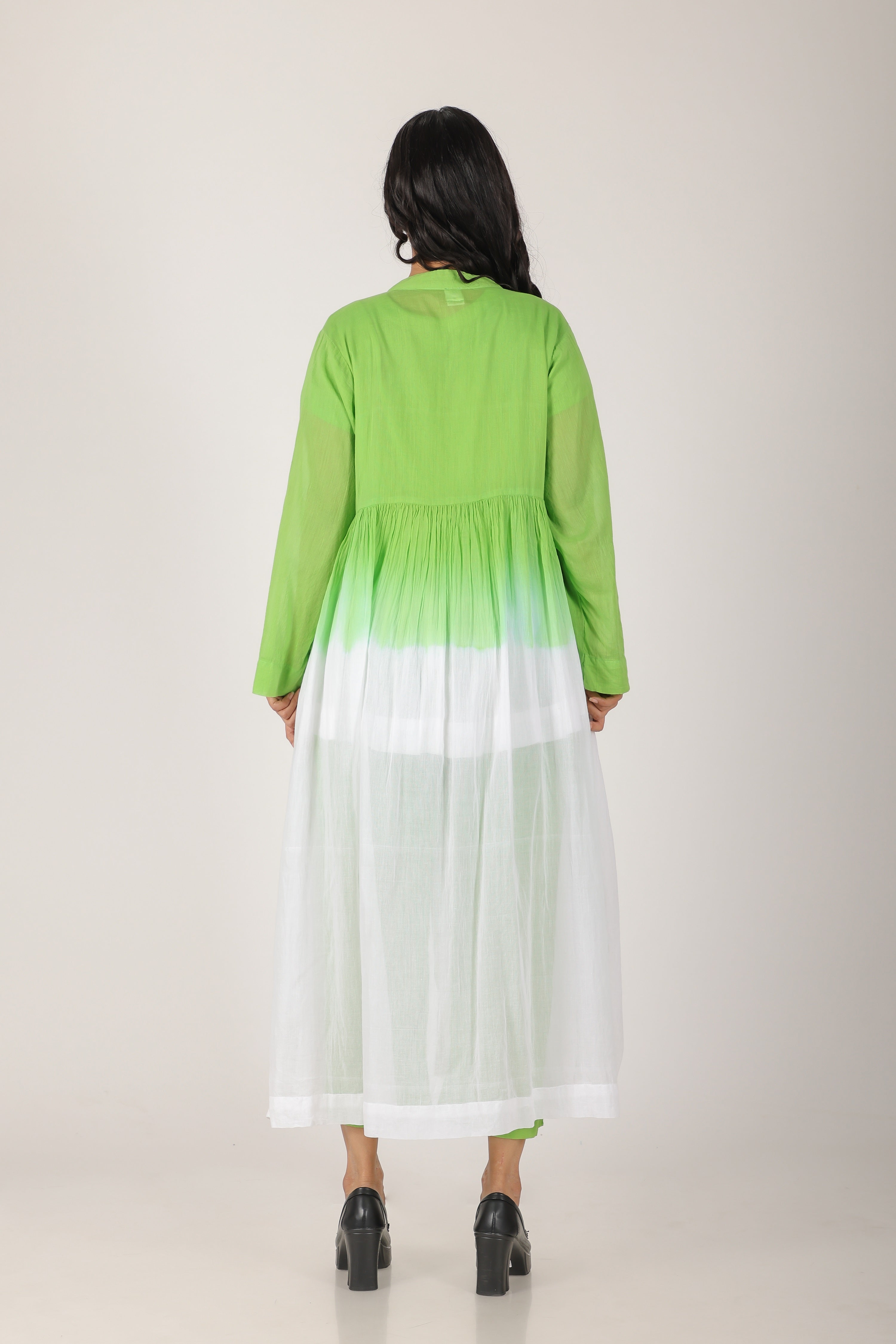 Tota green Ombare dress