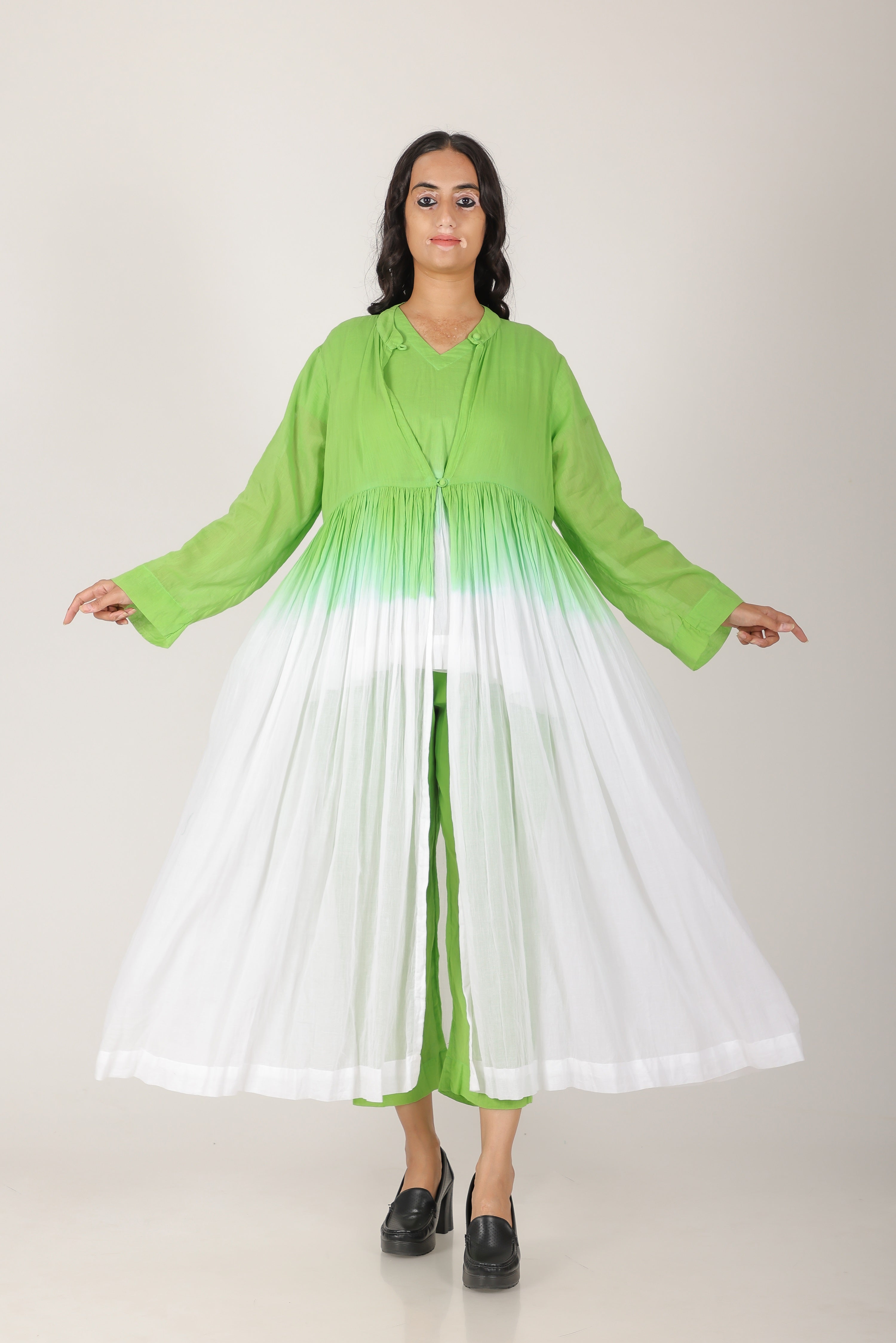 Tota green Ombare dress