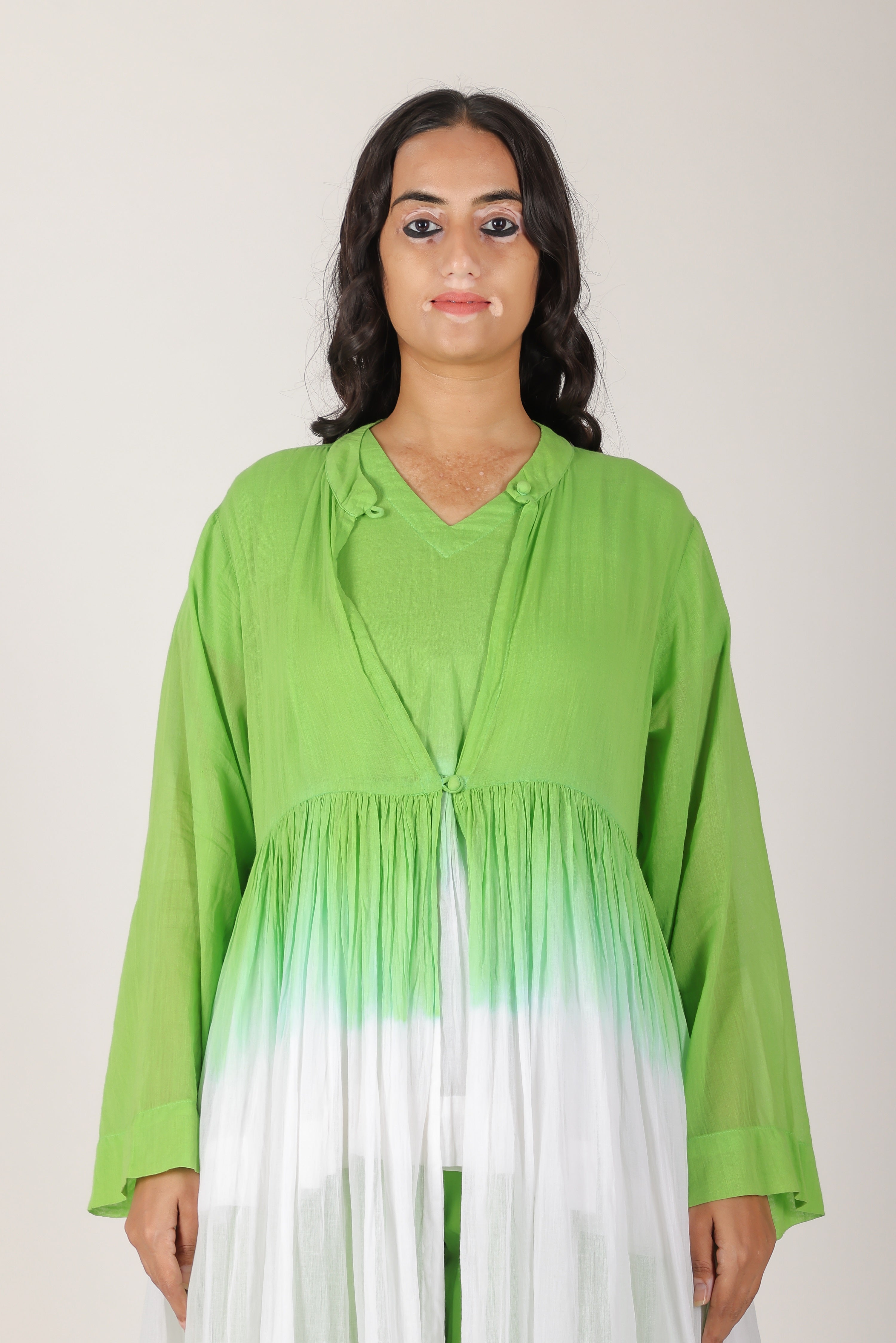 Tota green Ombare dress