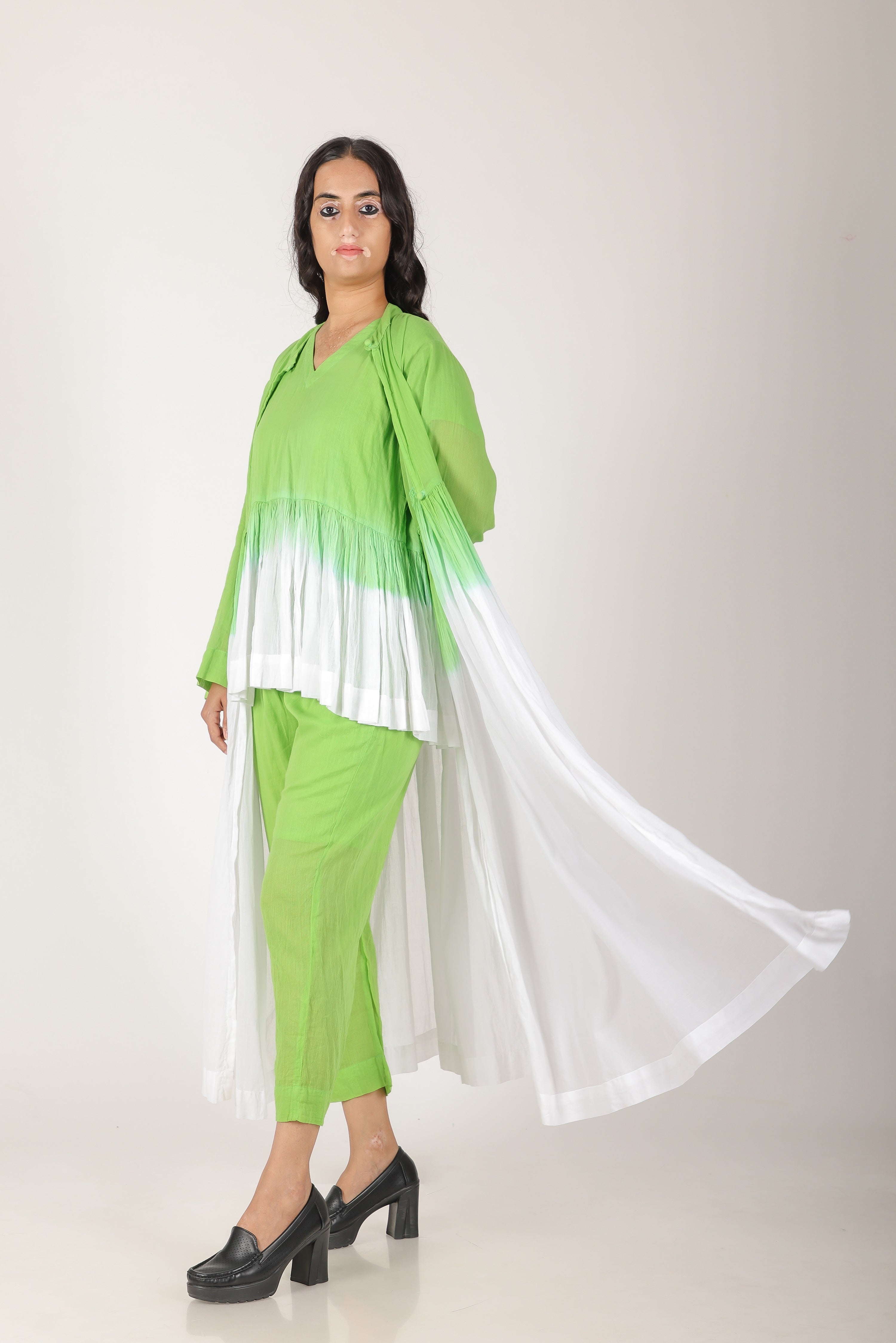 Tota green Ombare dress