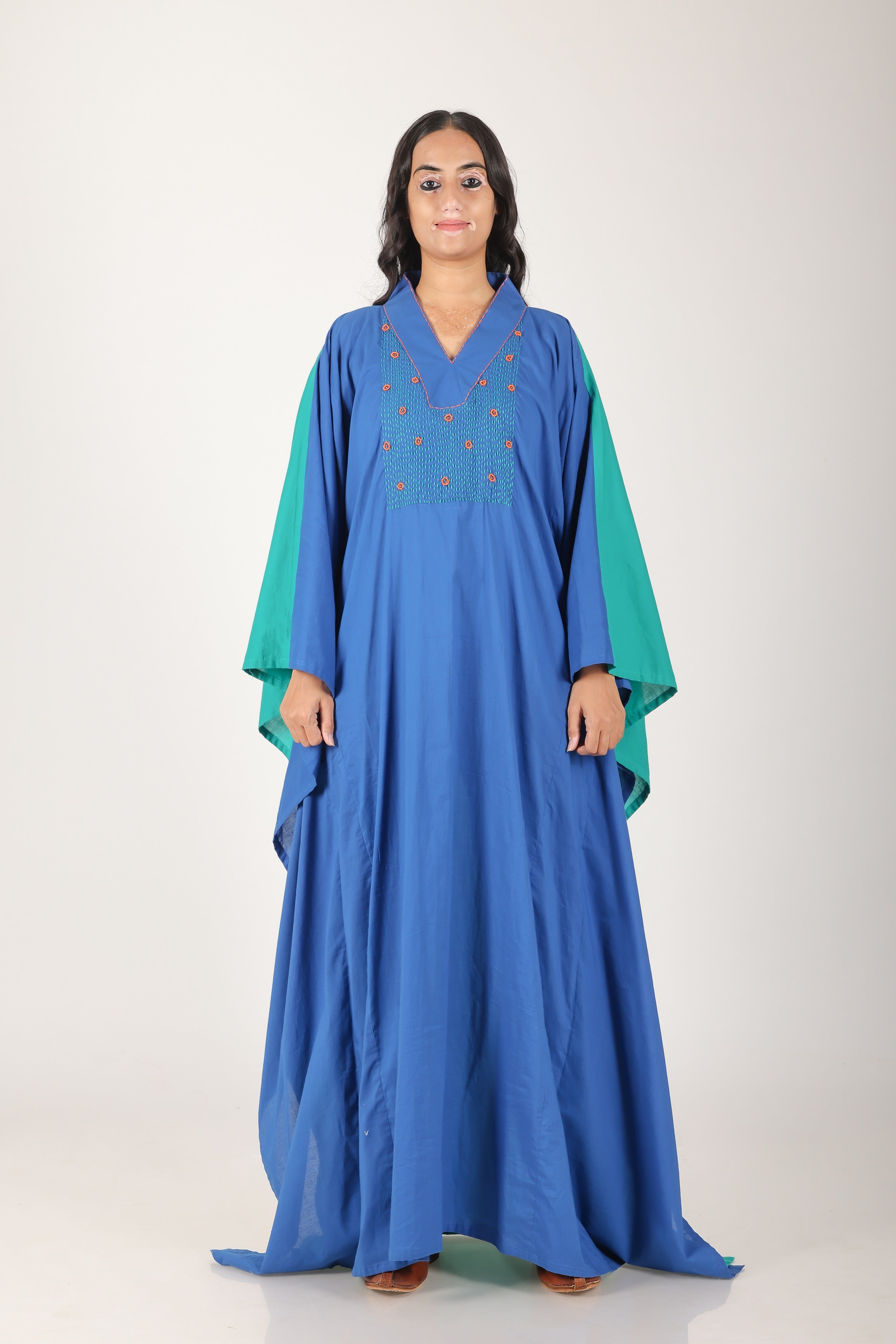 Himalayan Hara Nila Kaftan