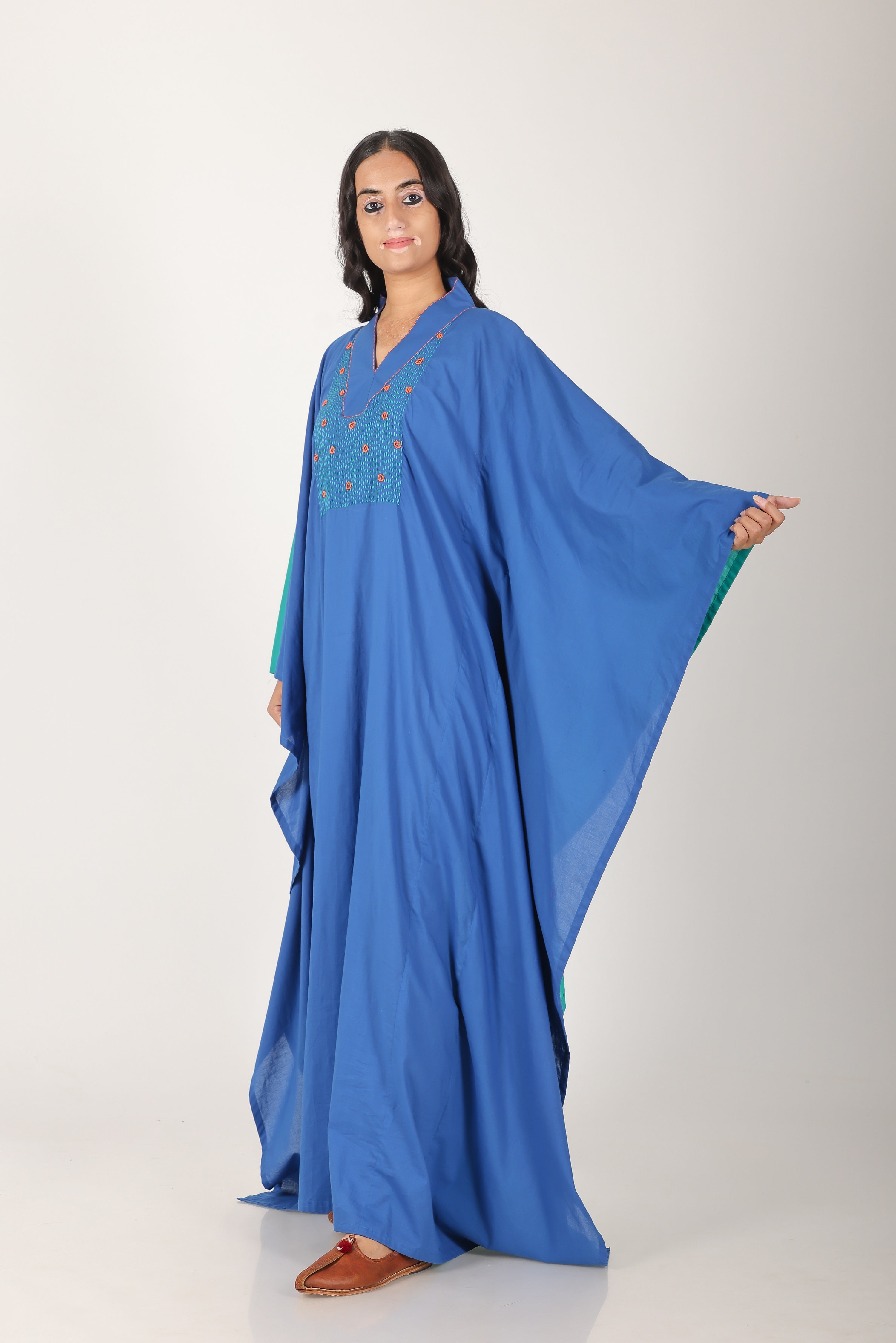 Himalayan Hara Nila Kaftan