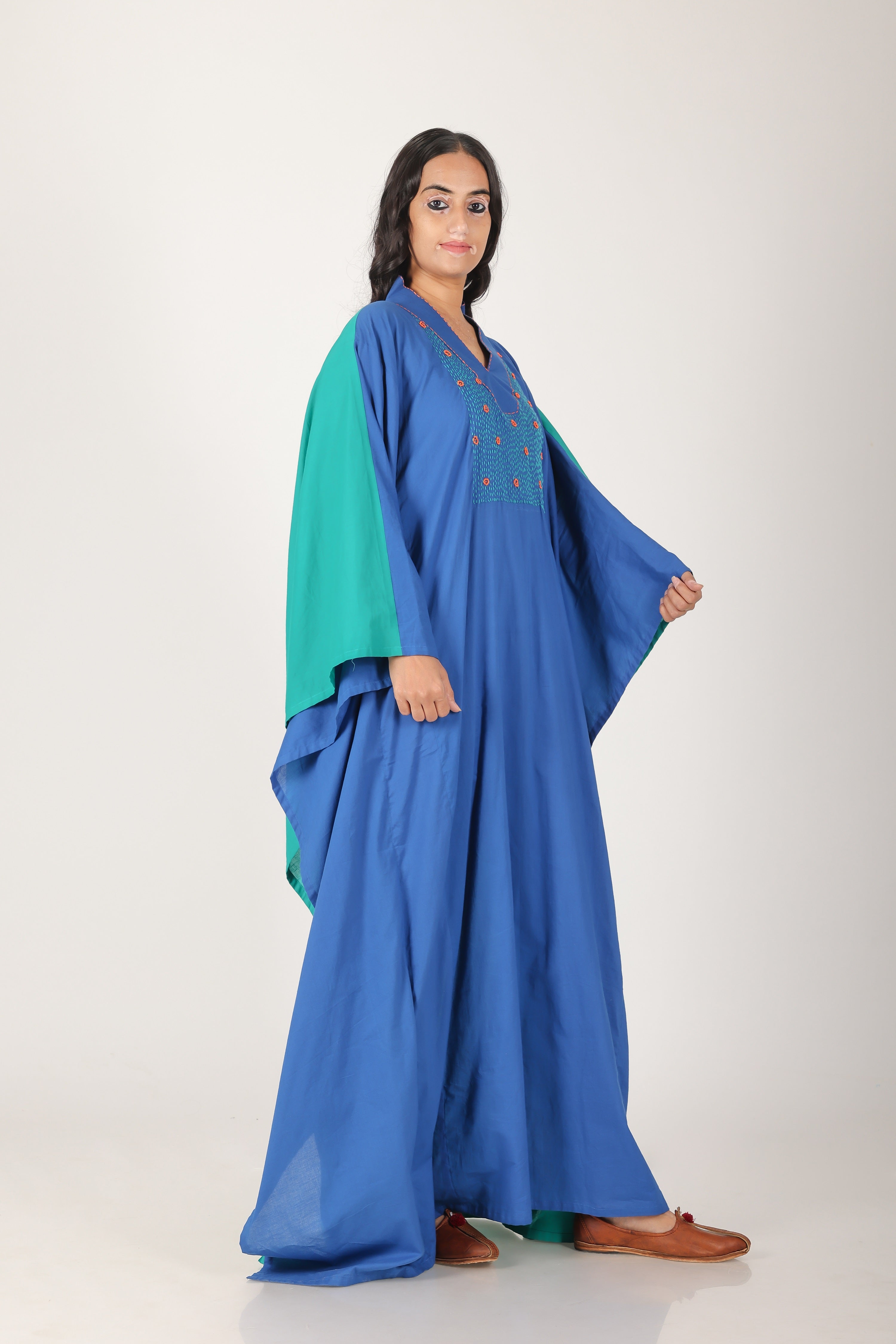 Himalayan Hara Nila Kaftan