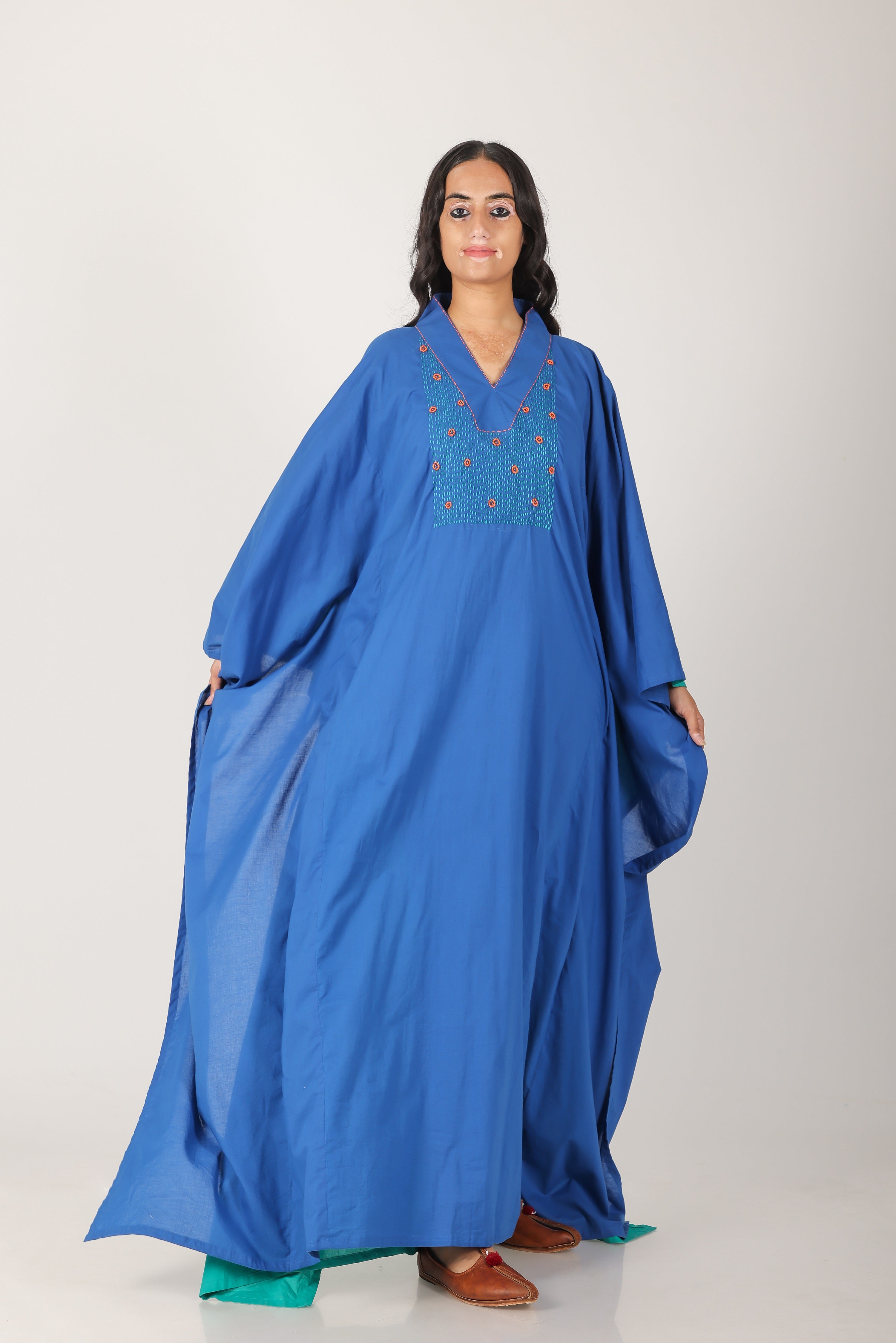 Himalayan Hara Nila Kaftan