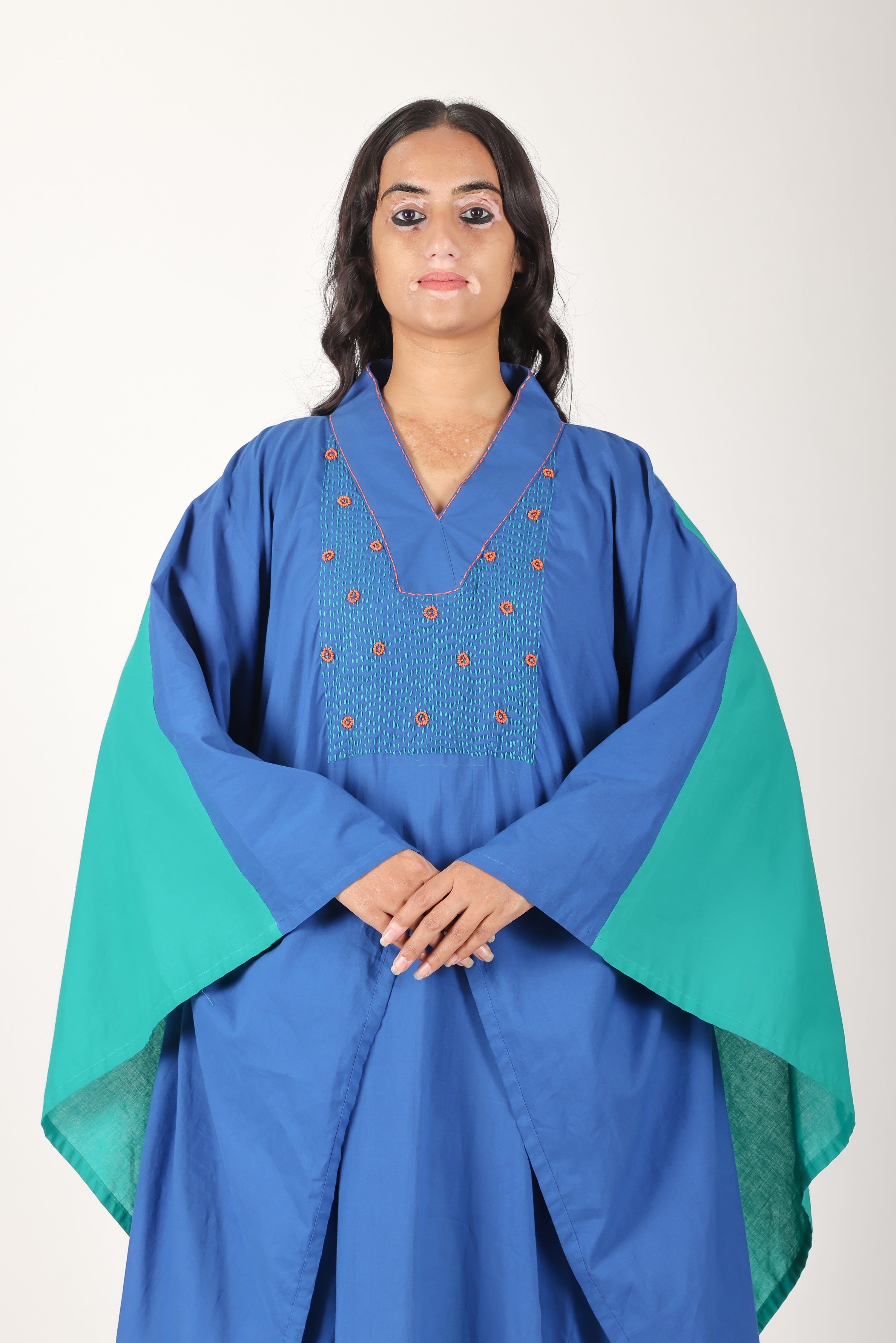 Himalayan Hara Nila Kaftan