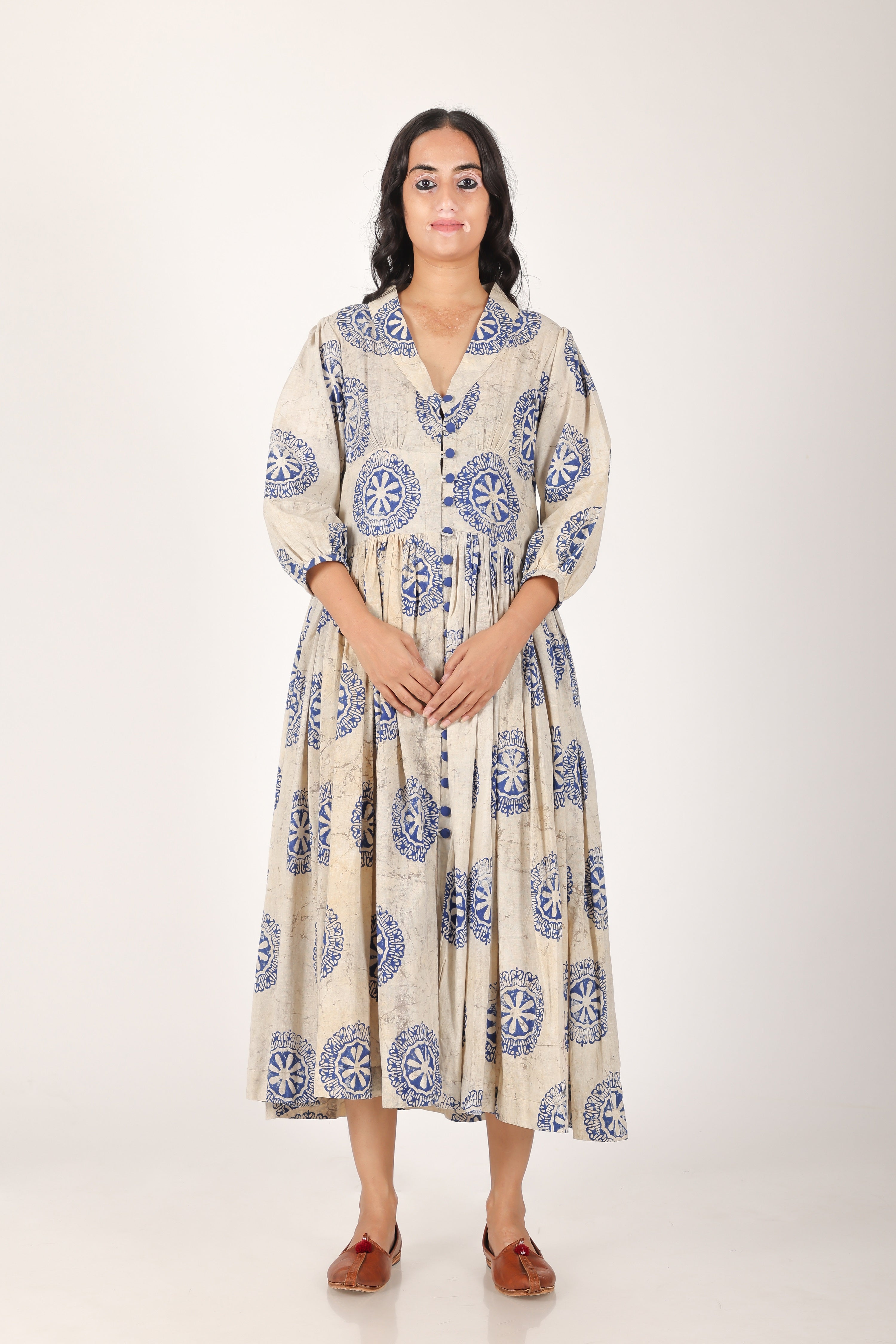 Mitti Aangan Print open dress