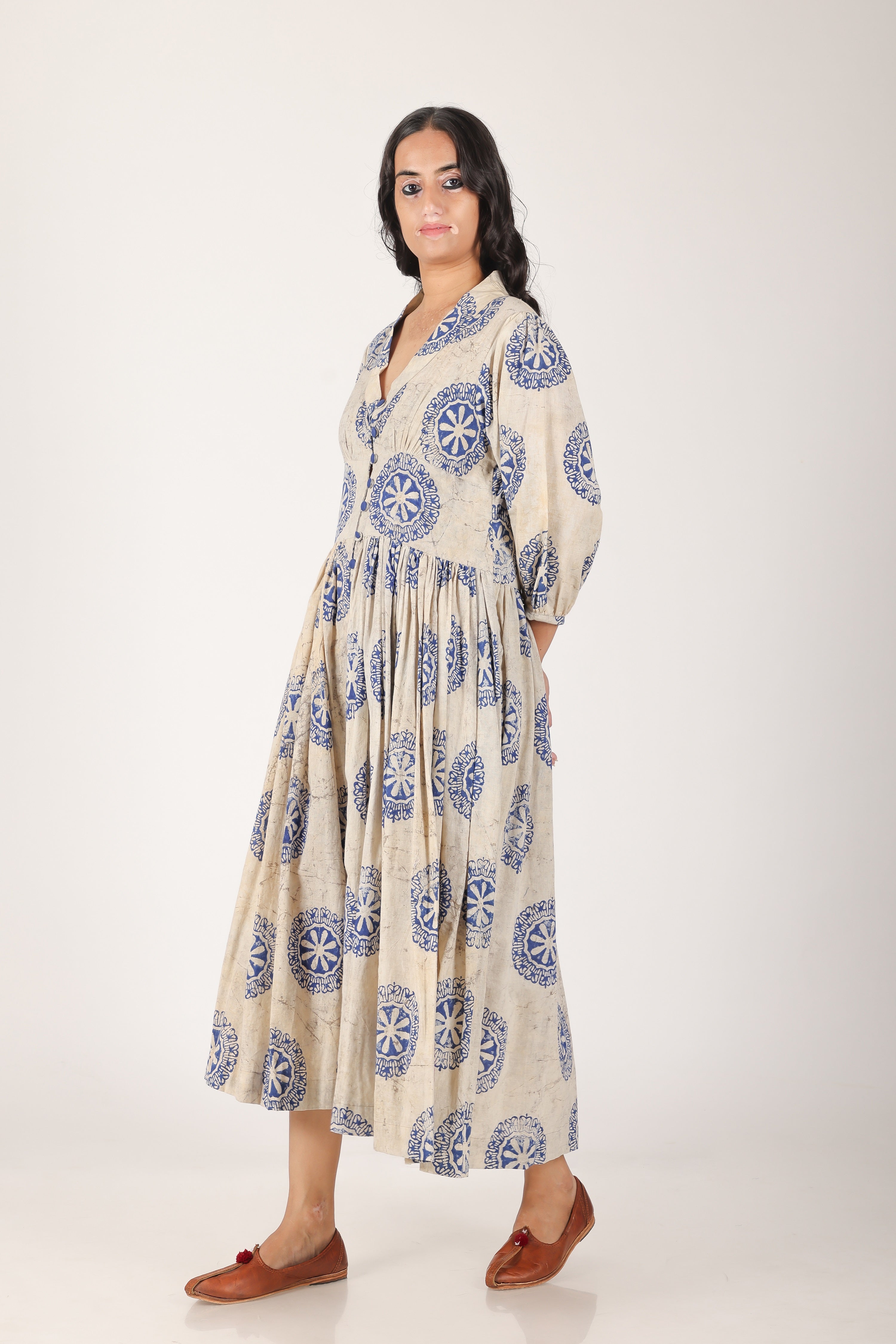 Mitti Aangan Print open dress