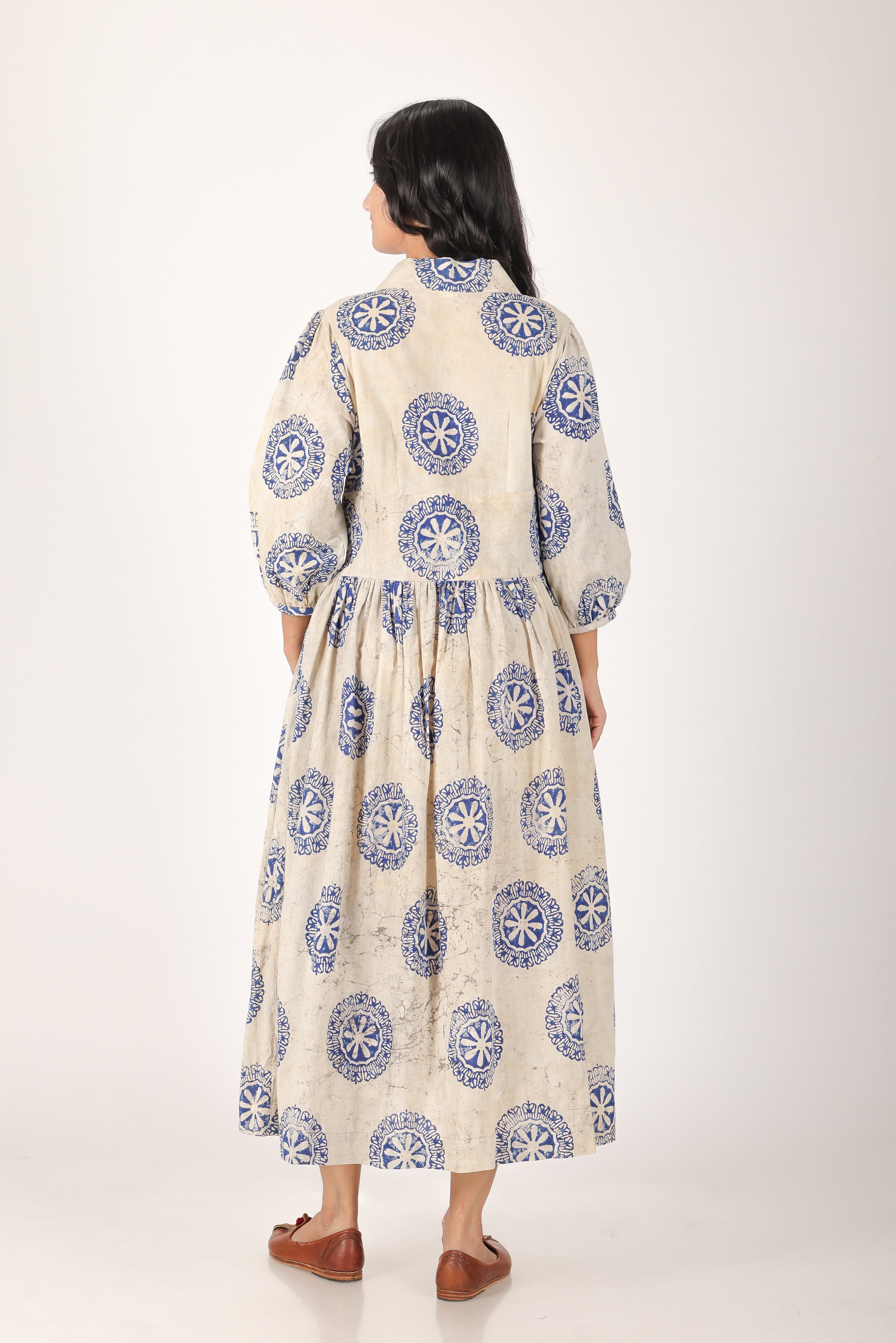 Mitti Aangan Print open dress