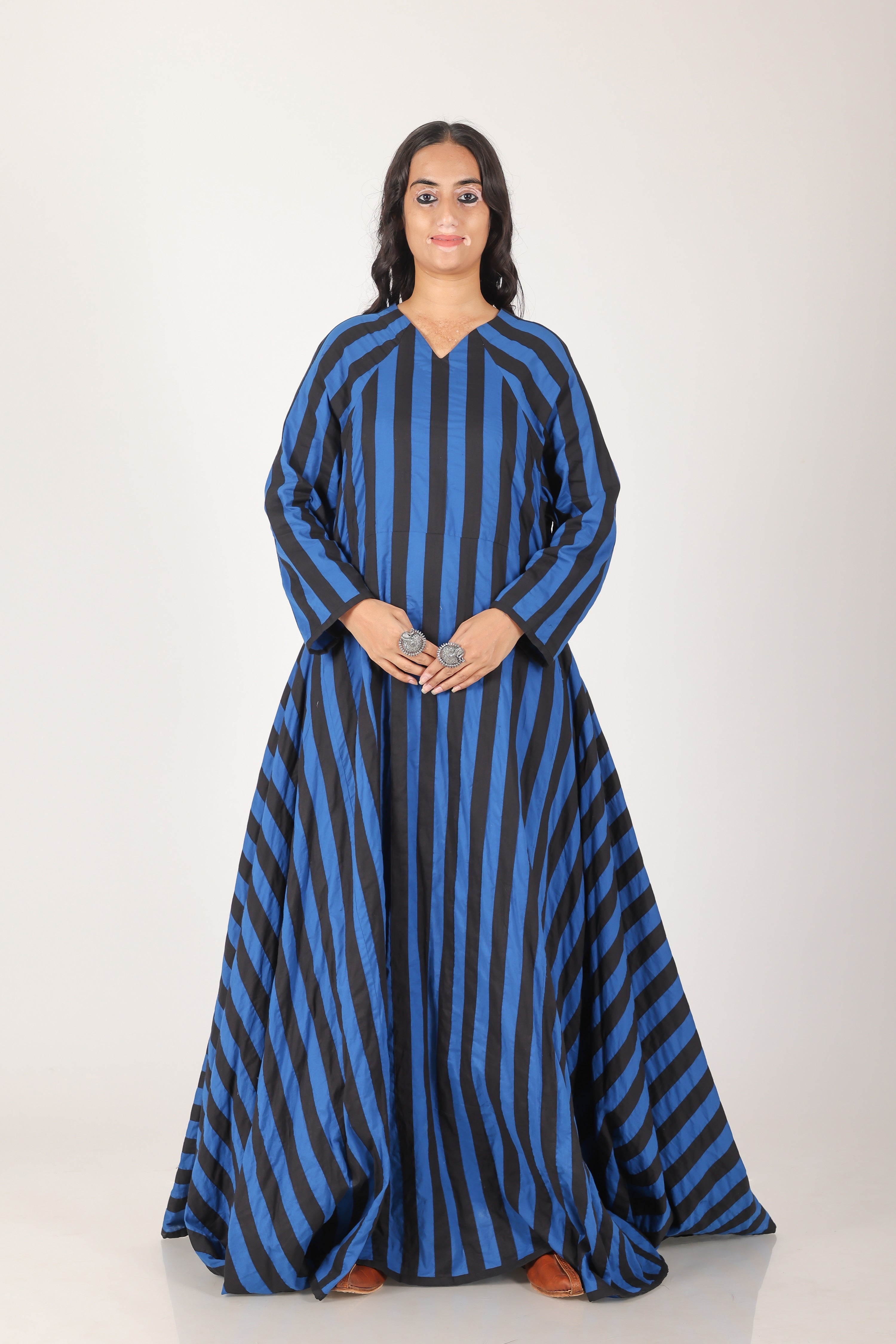 Nili Kaali patti anarkali dress