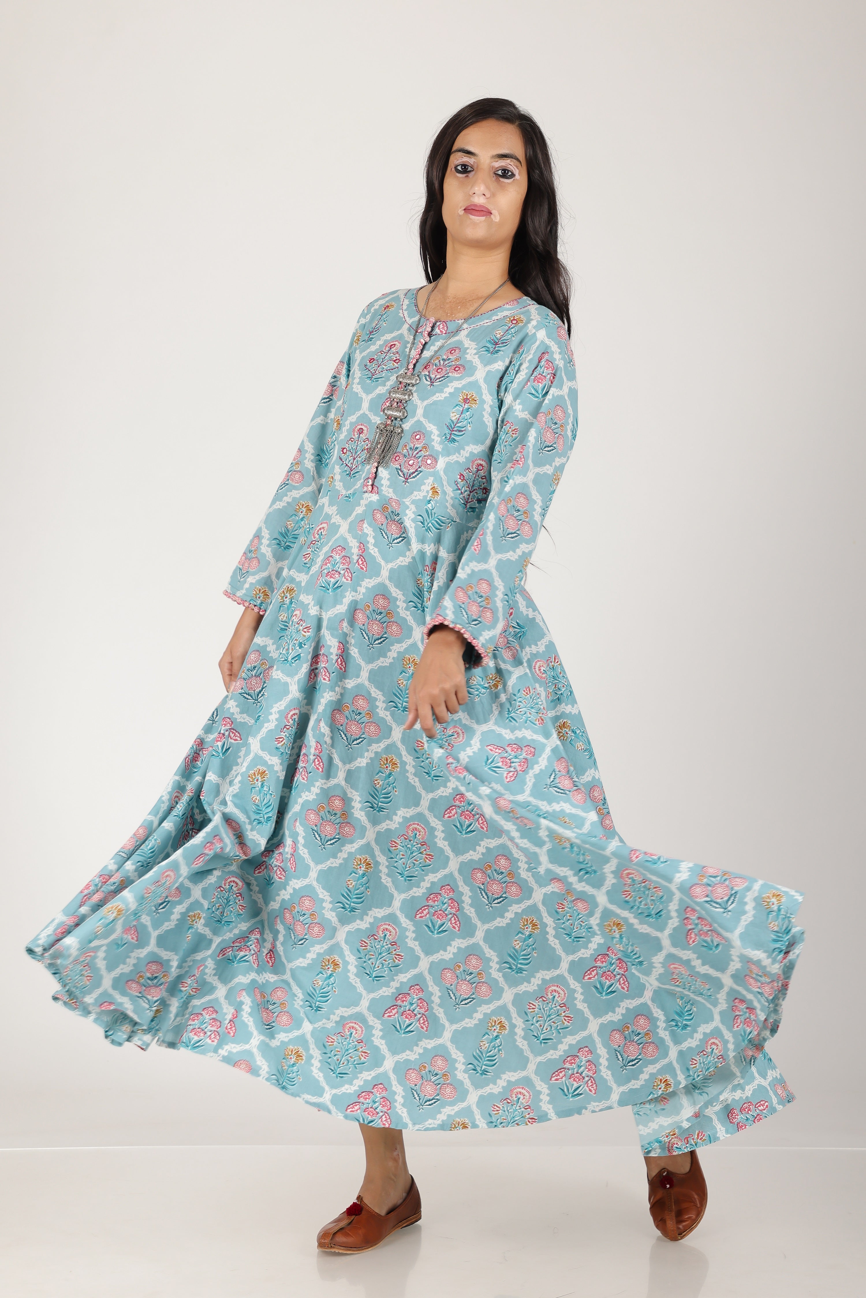 Jaipuri Mural dress