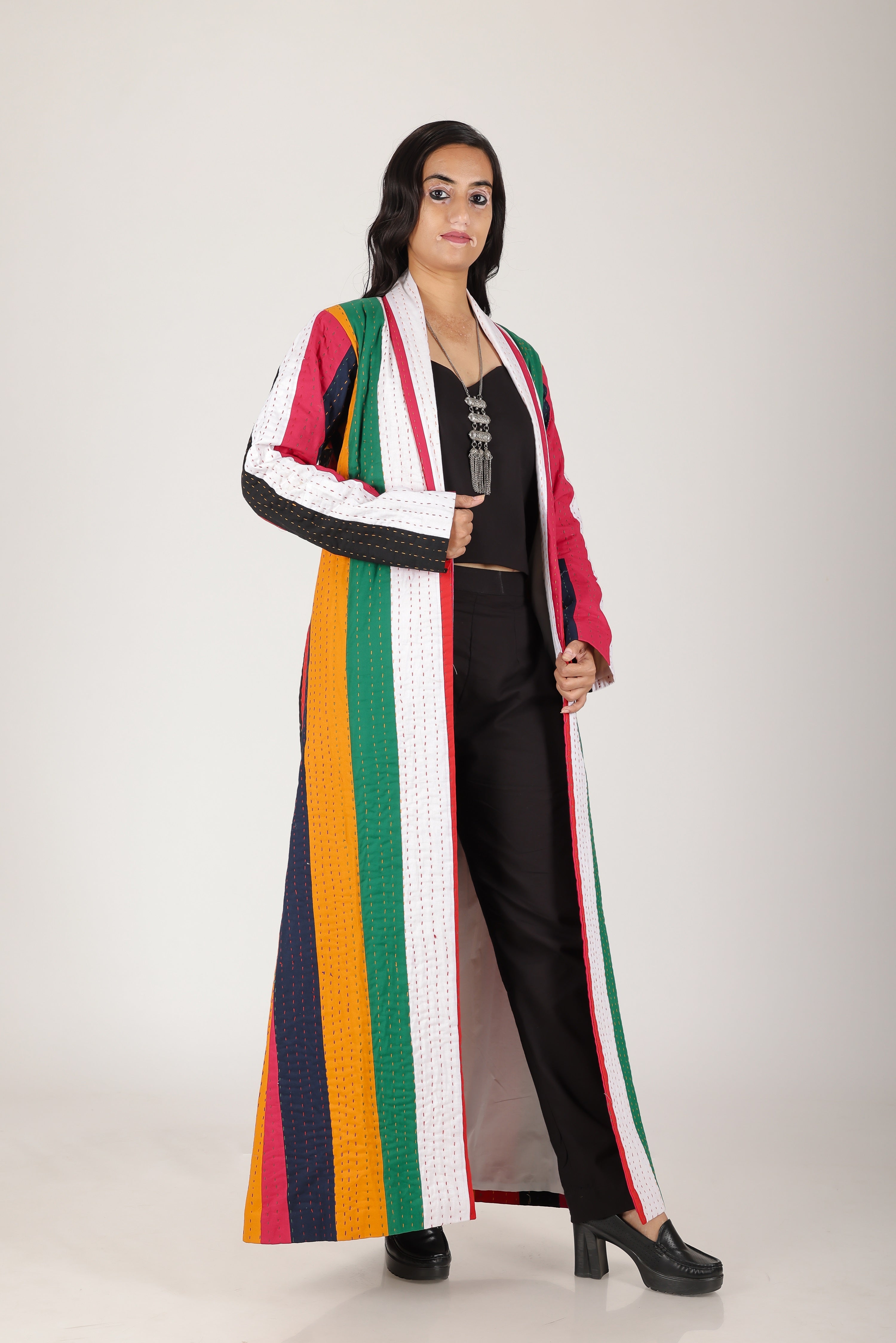 RANGILI LINE LONG JACKET