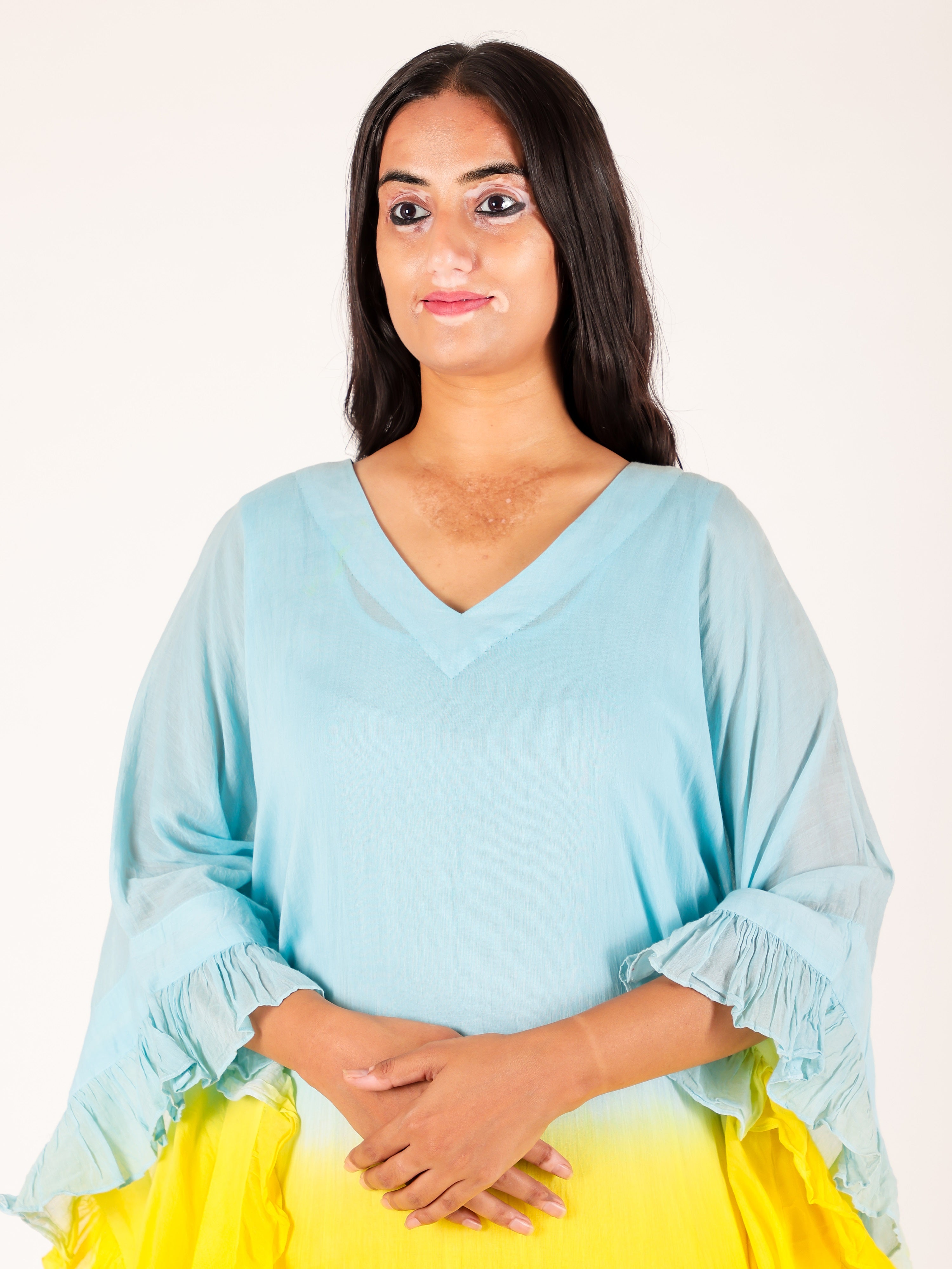 COTTON FRILL SUNSHINE KAFTAN